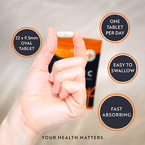 High Strength Vegan Vitamin C Tablets 1100mg