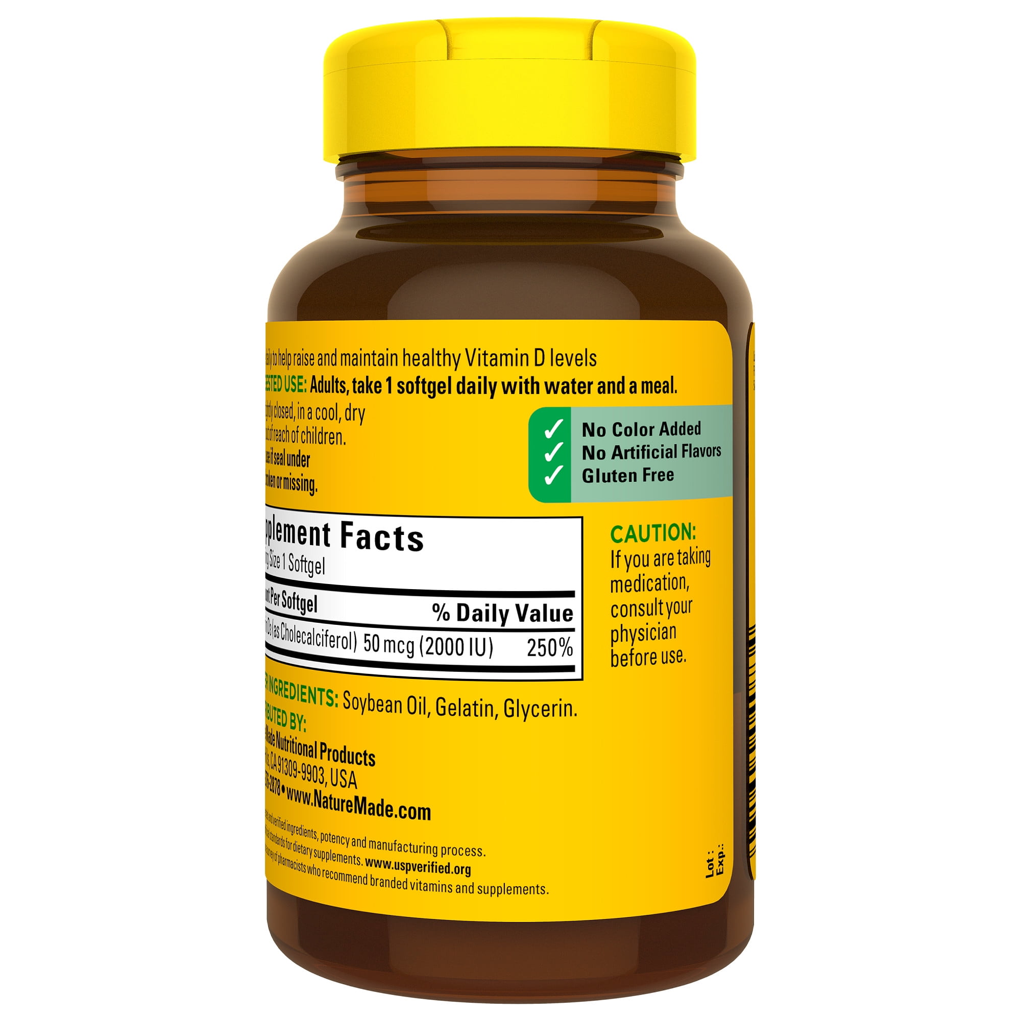 Vitamin D3 Softgels 2000 IU - 260 Count