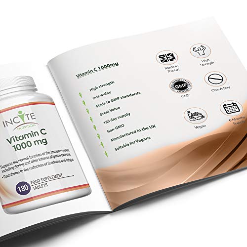 High Dose Vitamin C 1000mg | 180 Tablets