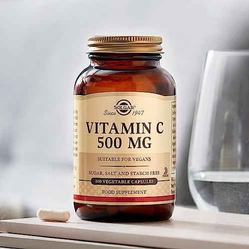 Solgar Vitamin C 500 mg, 100 Veggie Capsules