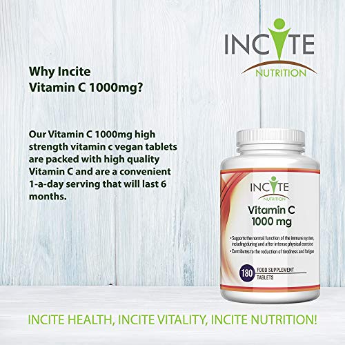 High Dose Vitamin C 1000mg | 180 Tablets