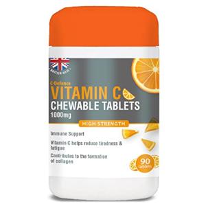 Vitamin C 1000mg Chewable Tablets for Immune Support