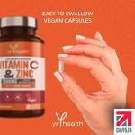 High Strength Vitamin C & Zinc 120 Vegan Capsules