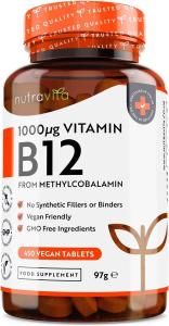 Vitamin B12 1000mcg - 450 Tablets for Energy