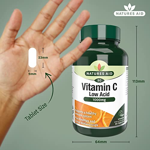Nature's Aid Low Acid Vitamin C with Bioflavonoids