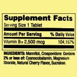 Spring Valley Cherry B12 Quick-Dissolve Tablets, 2500 Mcg