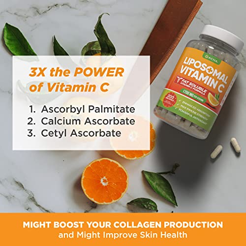 Liposomal Vitamin C 1700mg - Immune & Skin Support