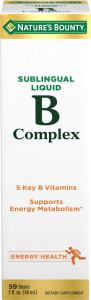 Nature's Bounty B Complex Sublingual Liquid Supplement