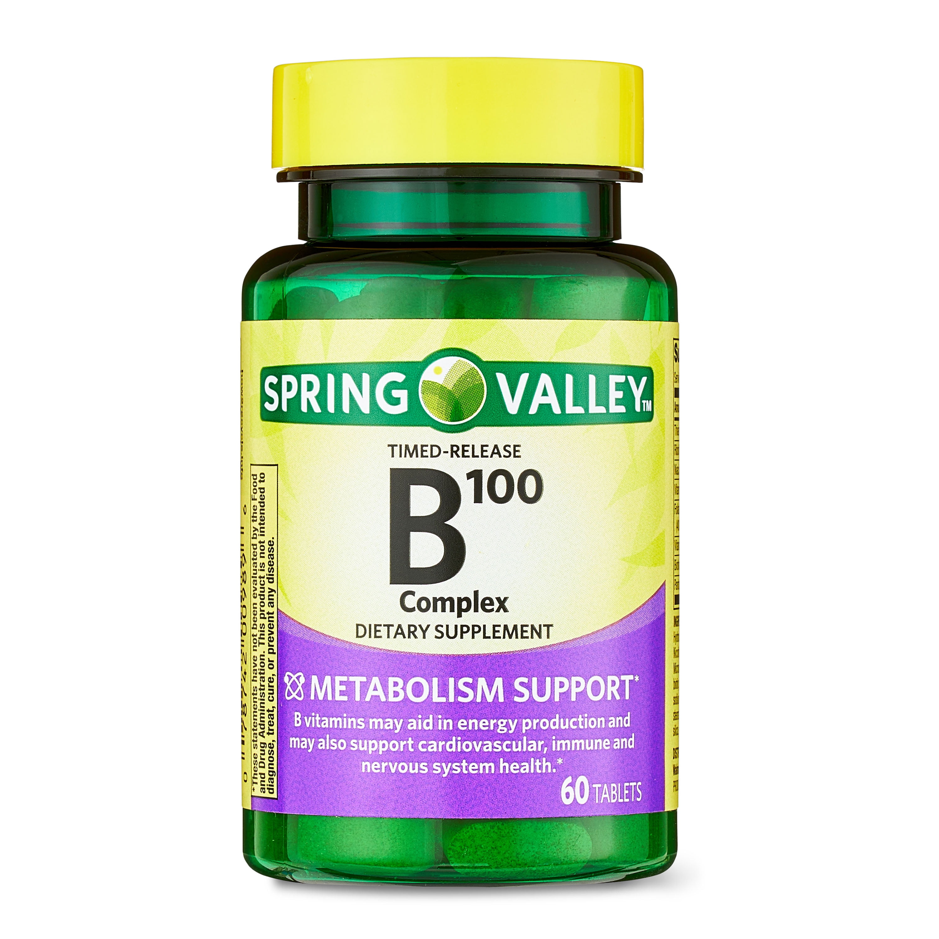Spring Valley B-100 Complex for Metabolism Support