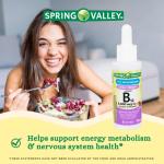 Spring Valley Liquid Vitamin B12, 5000mcg, Berry