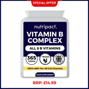 High Strength Vegan Vitamin B Complex - 365 Tablets