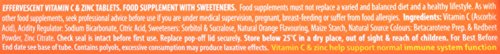 Effervescent Vitamin C with Zinc - 20 Tablets