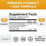 Vitamin C & Zinc Veggie Capsules - Immune Support