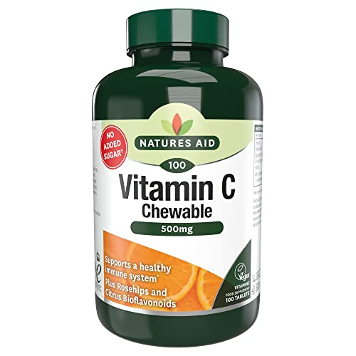 Nature's Aid 500mg Sugar-Free Vitamin C Chewables