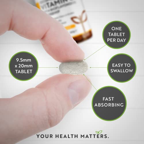 Vitamin C 1000mg with Rosehip - 180 Vegan Tablets