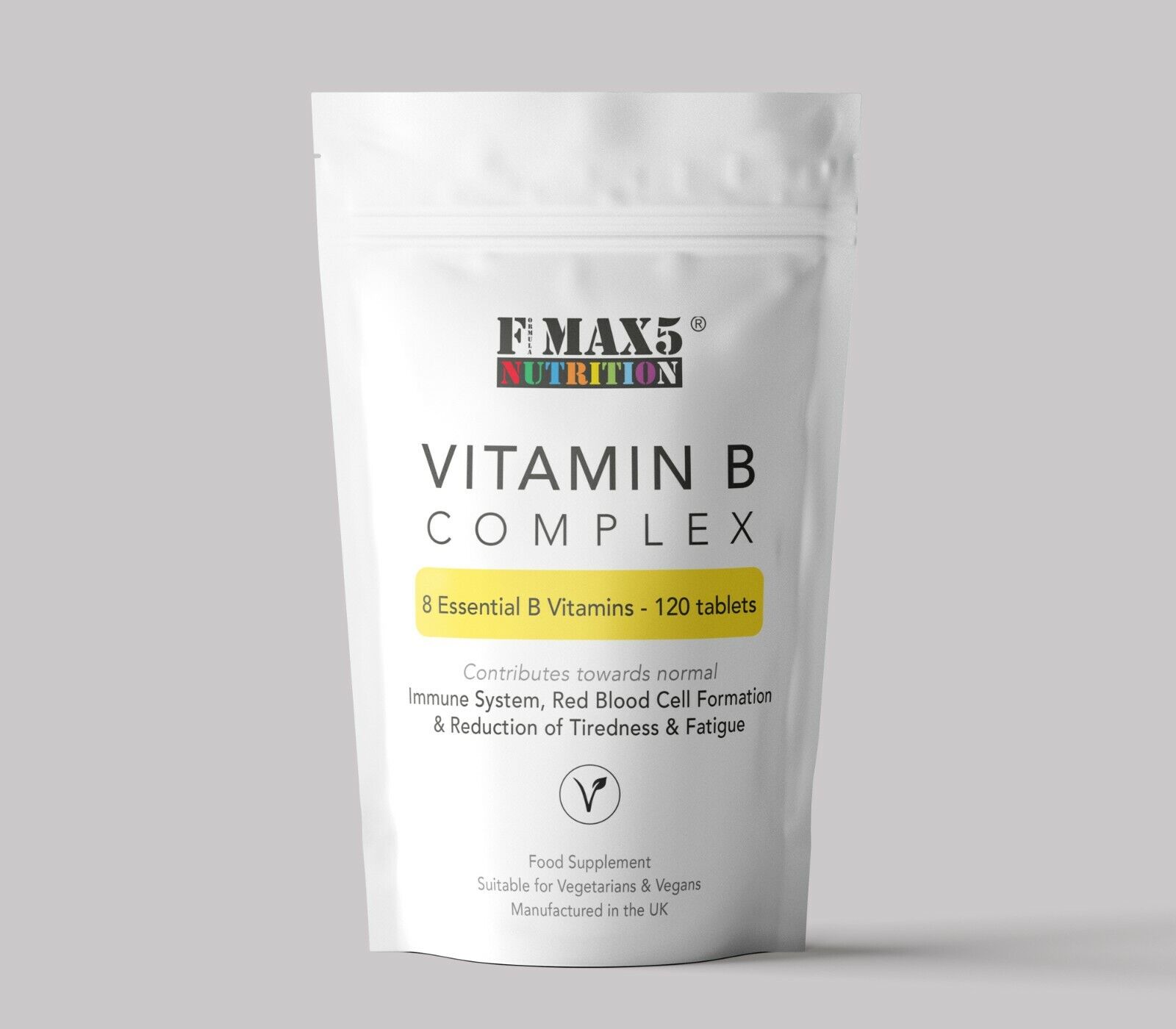 High Strength Vitamin B Complex 120 Tablets