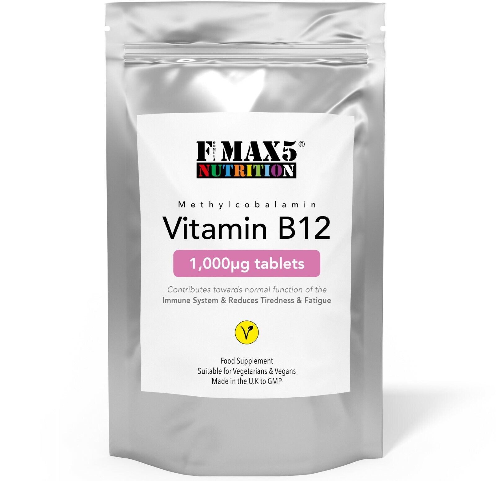 High Strength Vitamin B12 1000mcg Tablets for Energy