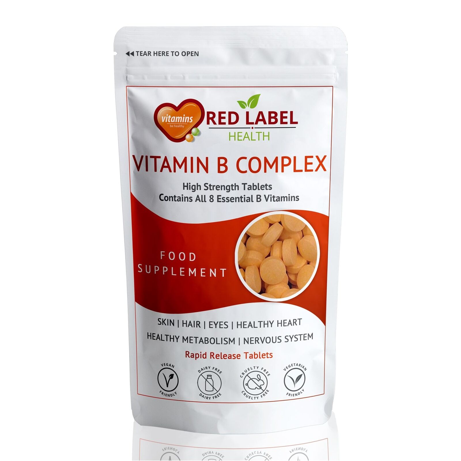 High Strength Vitamin B Complex 360 Tablets