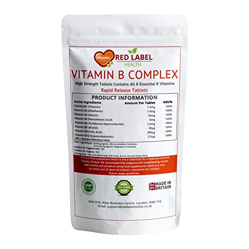 High Strength Vitamin B Complex 360 Tablets