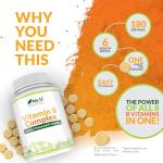 High-Potency Vegan B Complex - 180 Tablets