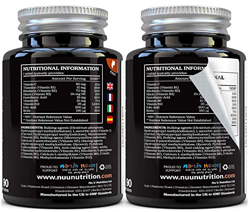 B Complex with Vitamin C - 90 Timed Release Tablets