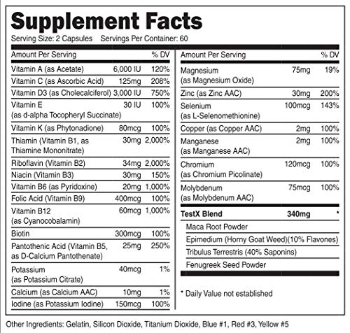Nutricost Men's Multivitamin - 120 Capsules