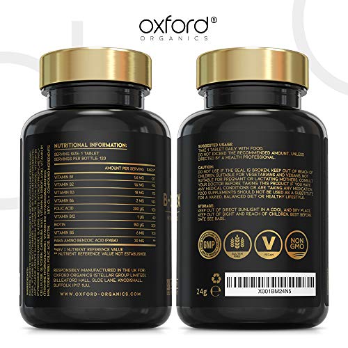 High Strength Vegan Vitamin B Complex - 120 Tablets