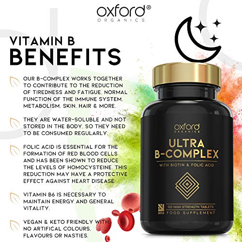 High Strength Vegan Vitamin B Complex - 120 Tablets