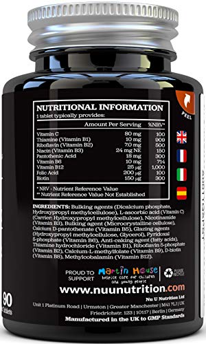 B Complex with Vitamin C - 90 Timed Release Tablets