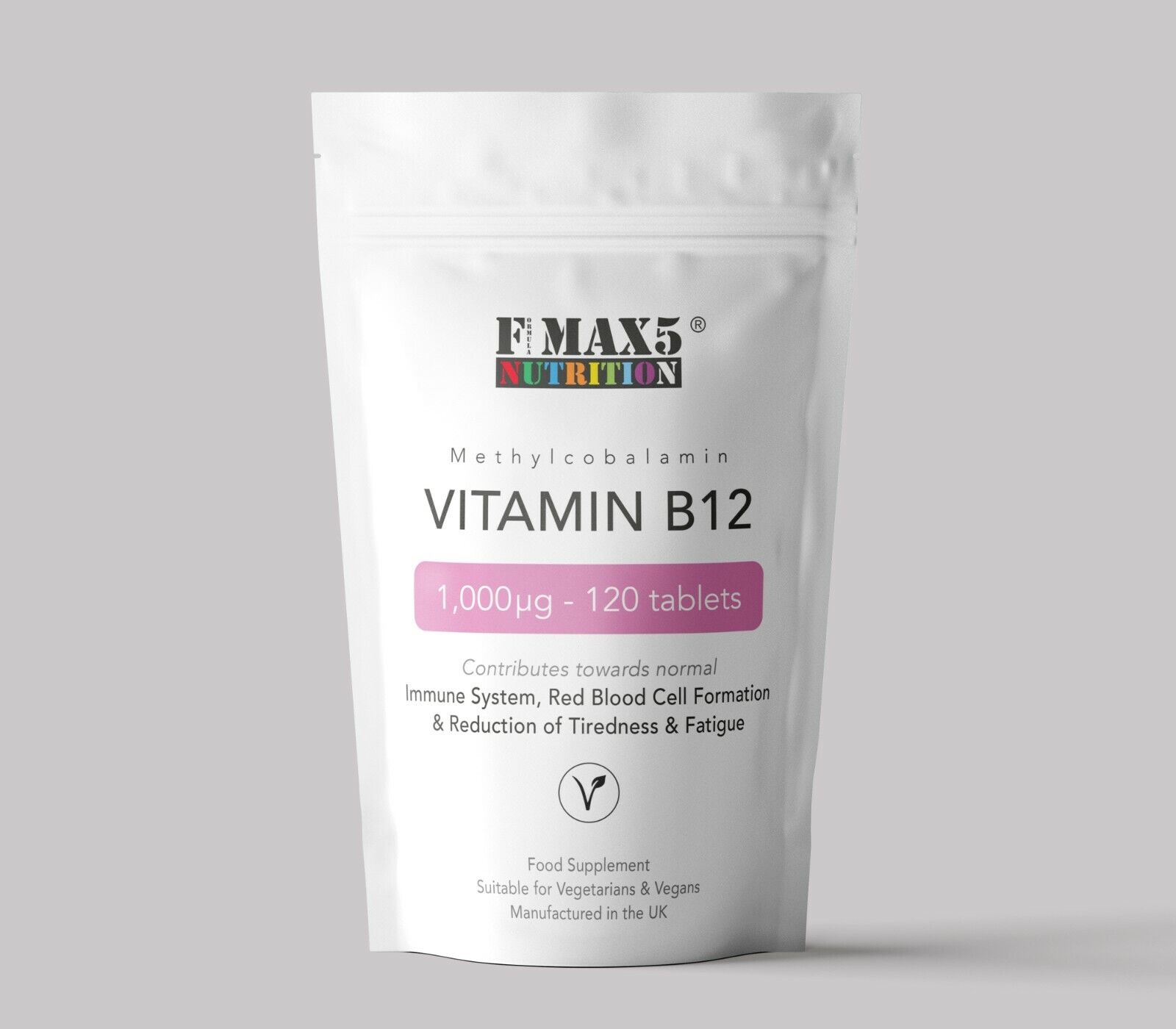 Vitamin B12 Methylcobalamin 1000mcg - 120 Tablets
