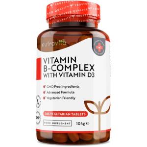 Vitamin B Complex - All 8 B Vitamins in One Tablet