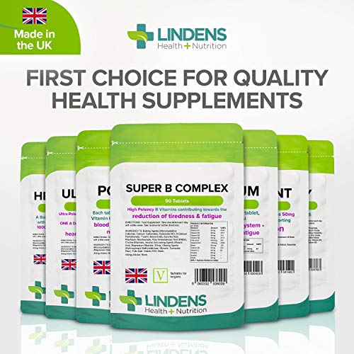 Lindens Super B Complex Tablets - 90 Count
