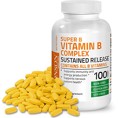 Bronson Super B Complex Slow Release 100 Tablets