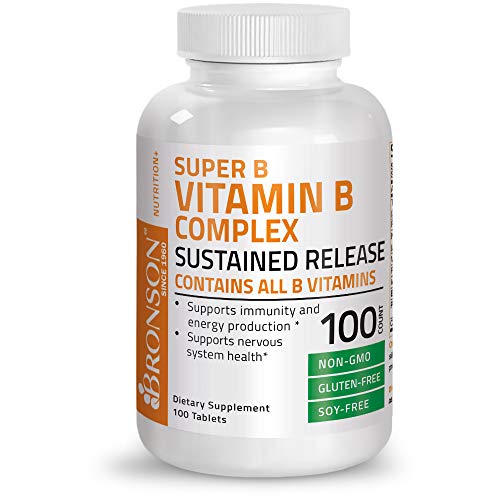 Bronson Super B Complex Slow Release 100 Tablets