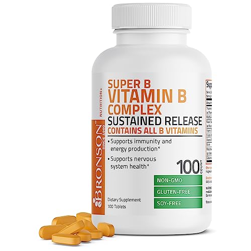 Bronson Super B Complex Slow Release 100 Tablets