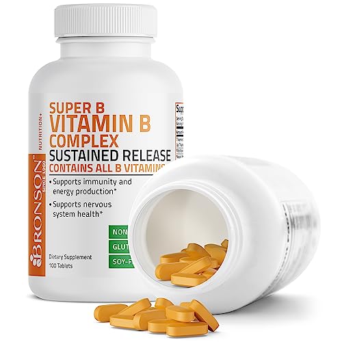 Bronson Super B Complex Slow Release 100 Tablets