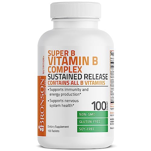 Bronson Super B Complex Slow Release 100 Tablets