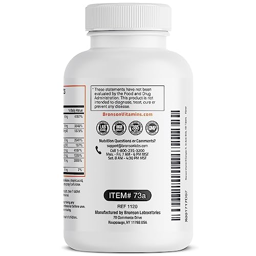 Bronson Super B Complex Slow Release 100 Tablets