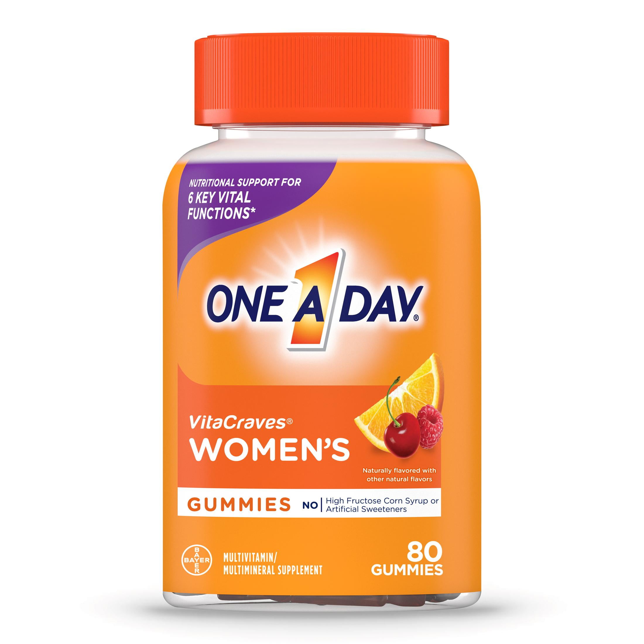 One A Day Women's Multivitamin Gummies, 80 Count