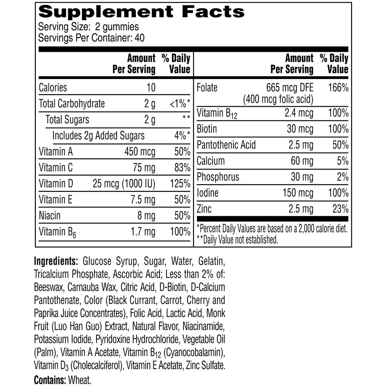 One A Day Women's Multivitamin Gummies, 80 Count
