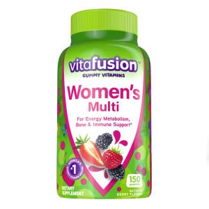 Vitafusion Women's Supercharged Berry Multivitamins, 150 Gummies