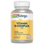 Solaray B Complex Vitamins, 100mg, 100 Capsules