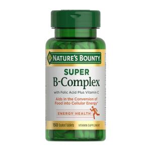 Nature's Bounty Super B Complex Vitamin Support 150 Count