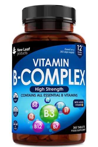 High Strength Vitamin B Complex - 365 Tablets