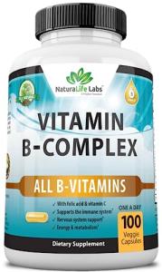 NaturaLife Labs Vitamin B Complex with C & Folic Acid
