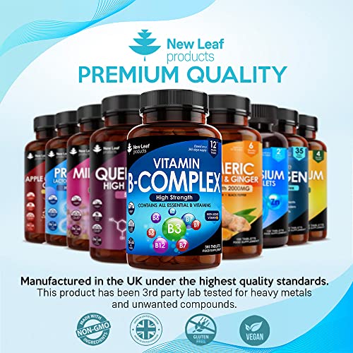 High Strength Vitamin B Complex - 365 Tablets