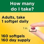 Nature Made Super B Energy Complex Softgels, 160 Count