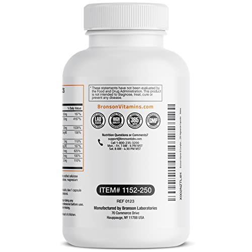 Bronson B Complex + Vitamin C for Energy & Immunity