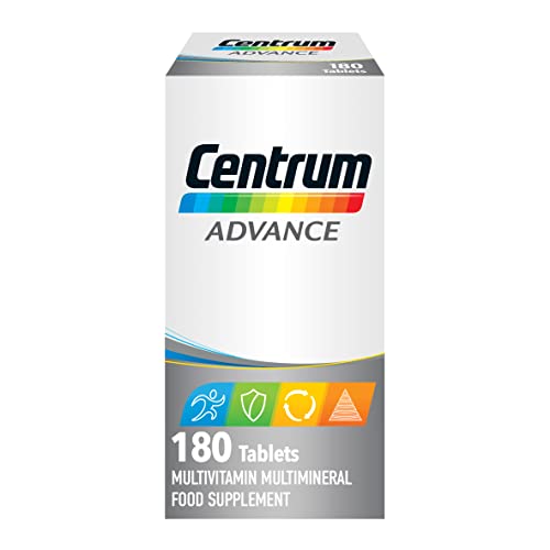 Centrum Advance Multivitamin & Mineral Tablets, 180 Count