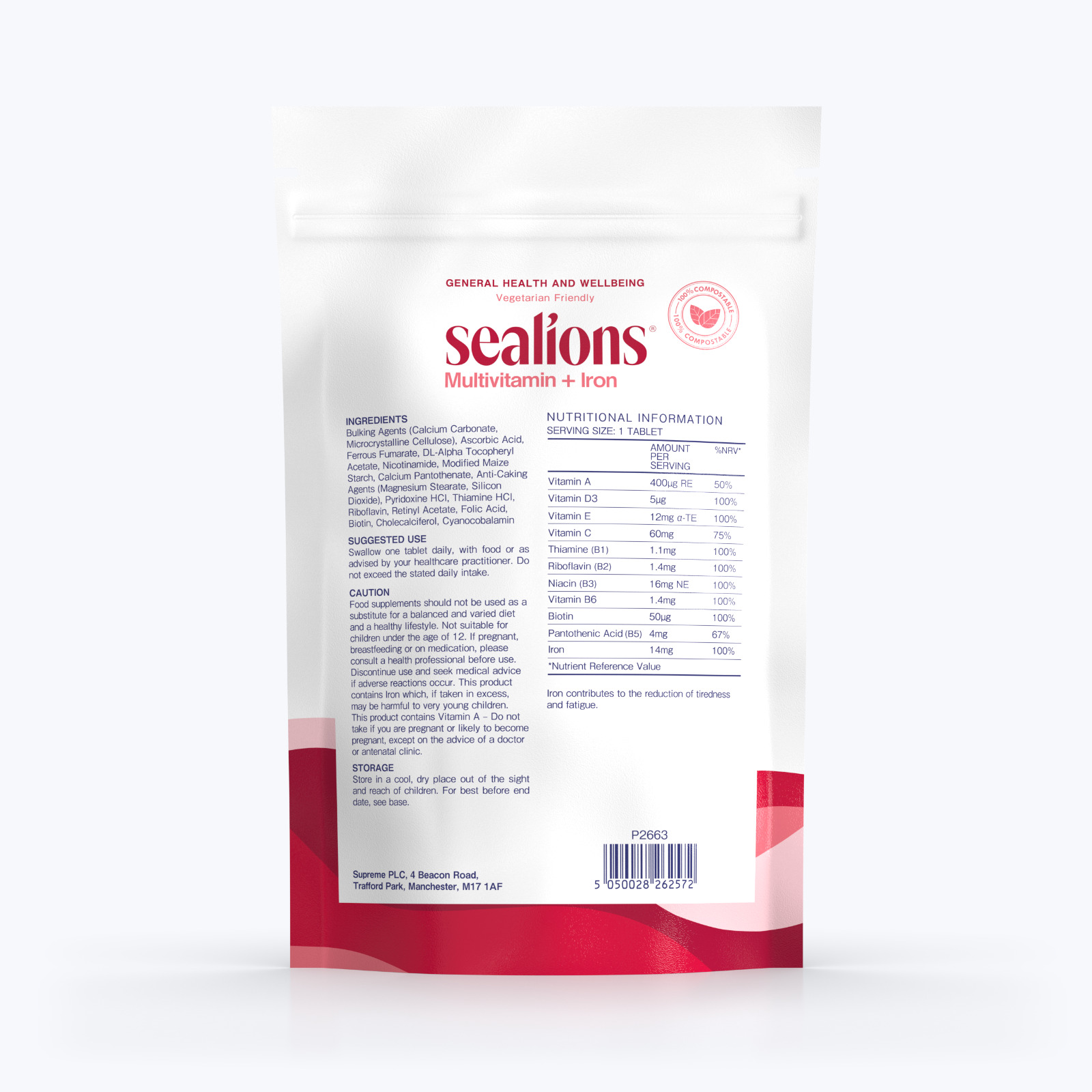 A-Z Multivitamins with Iron – 365 Tablets